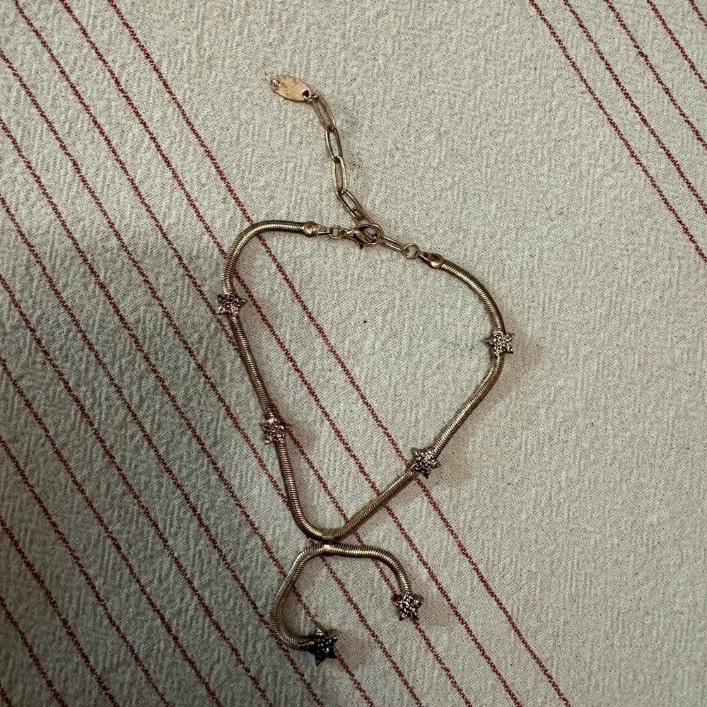 Gold Star Charm Free People Anklet